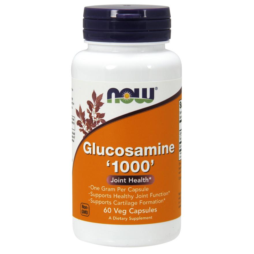 Глюкозамін NOW Glucosamine 1000 mg 60 капс.