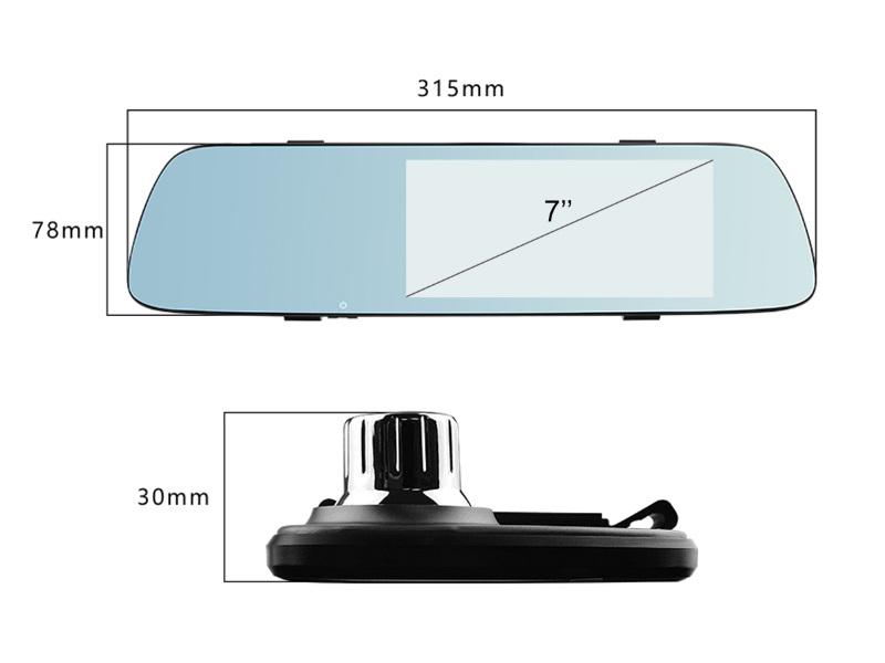 Дзеркало з відеореєстратором Celsior DVR-M2 - фото 3