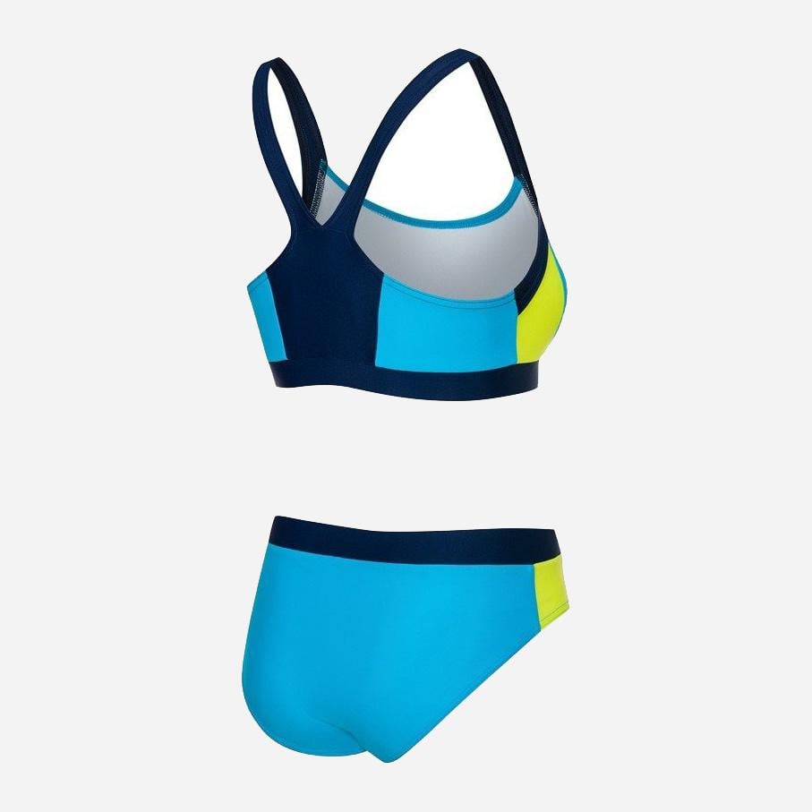 Купальник раздельный женский Aqua Speed 460-284 42 XL Голубой/Желтый/Черный (5908217671257) - фото 2 Купальник раздельный женский Aqua Speed 460-284 42 XL Голубой/Желтый/Черный (5908217671257) - фото 2