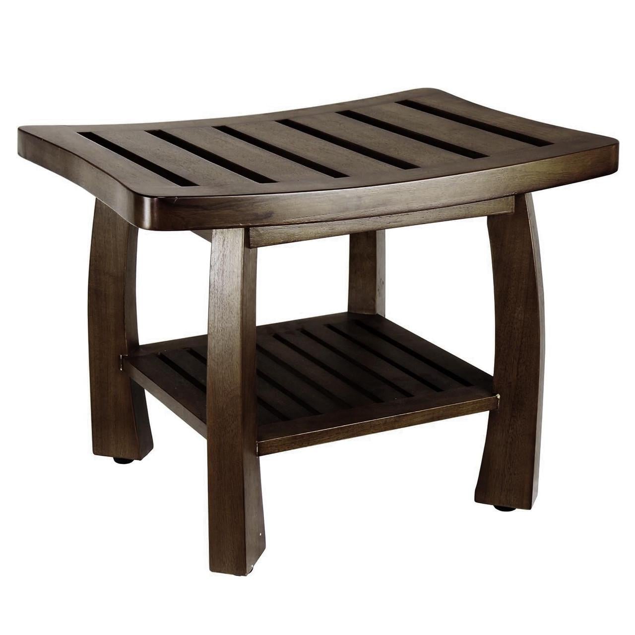 Табурет для ванной из дерева Акулиса Капучино (ТВН-002509)