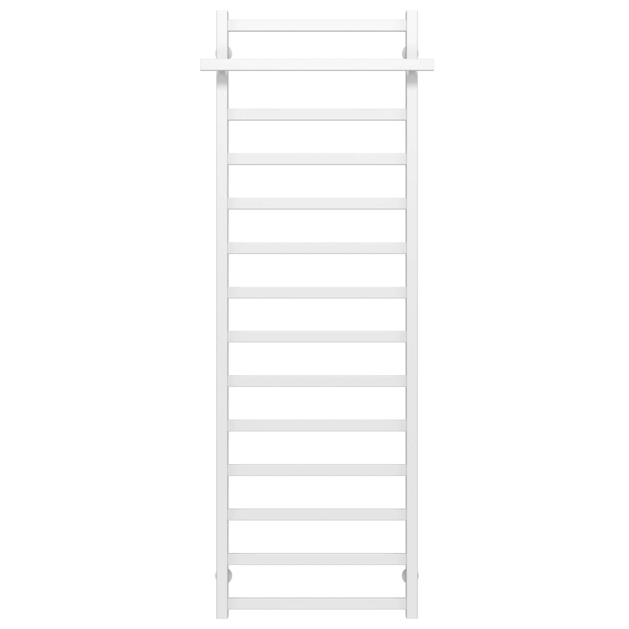 Полотенцесушитель водяной Deffi Nicolе П14 боковое левое подключение нержавеющая сталь 500x1600 мм Белый (A.NI.160.50.14.WB)