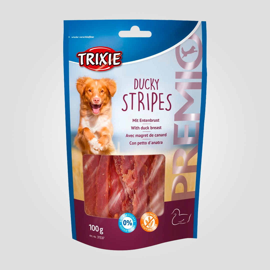 Лакомство для собак Trixie Premio Ducky Stripes утка 100 г (20505189)
