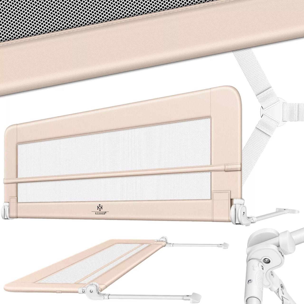 Огородження дитячого ліжка KESSER 200 см Бежевий - фото 2 Огородження дитячого ліжка KESSER 200 см Бежевий - фото 2