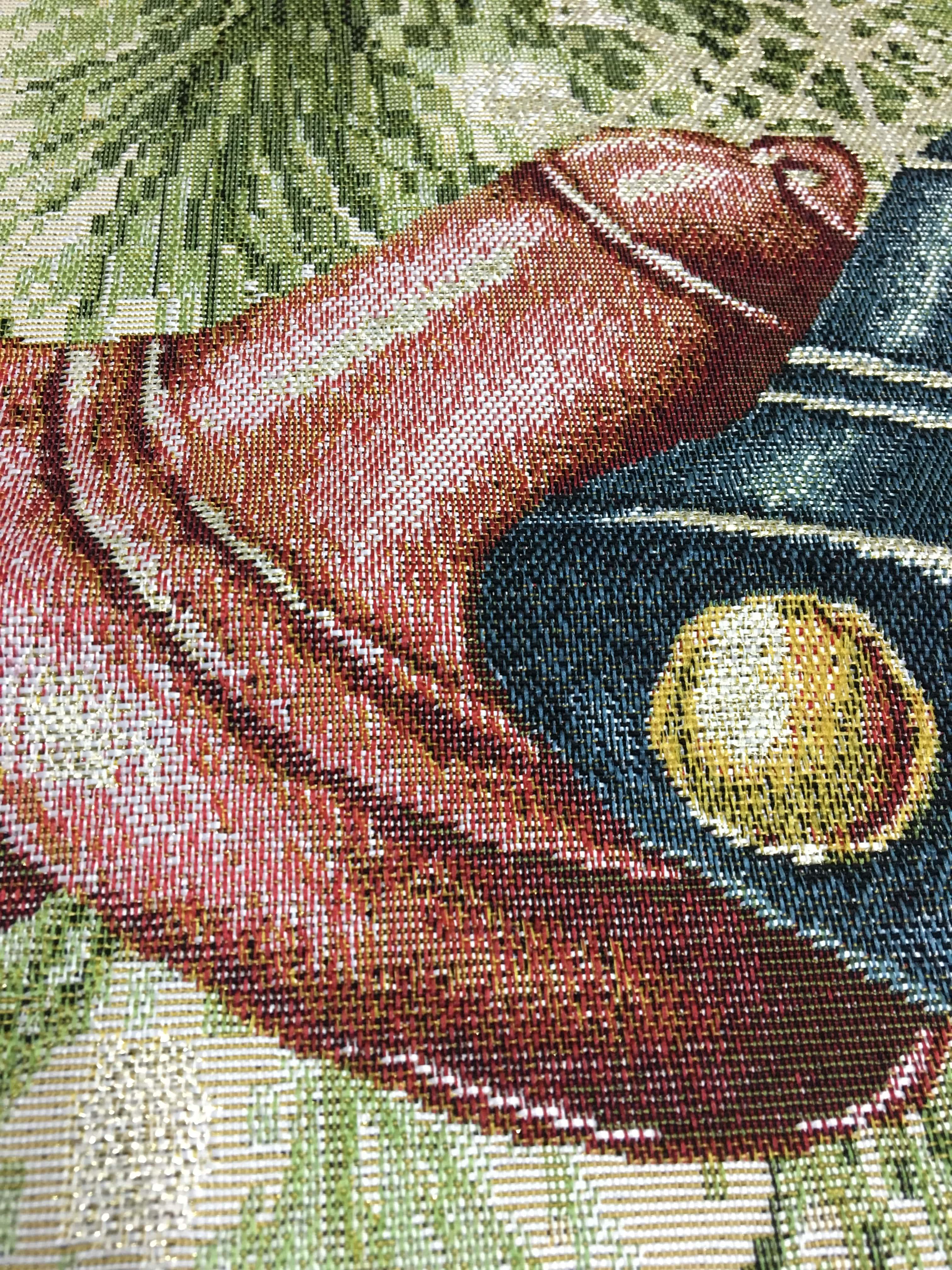 Скатертина гобеленова Sagol Новорічна кругла 160Q ST-136 (CN4139) - фото 2