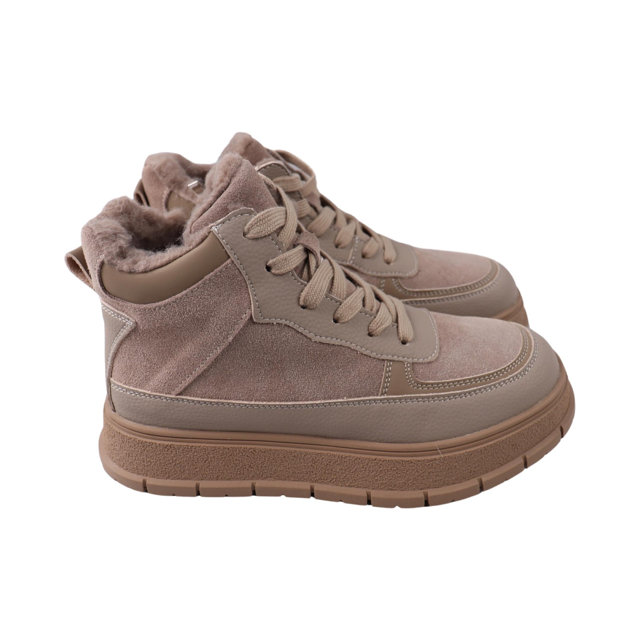 Ботинки женские Gifanni натуральная замша р. 39 Капучино (258-24ZHS)