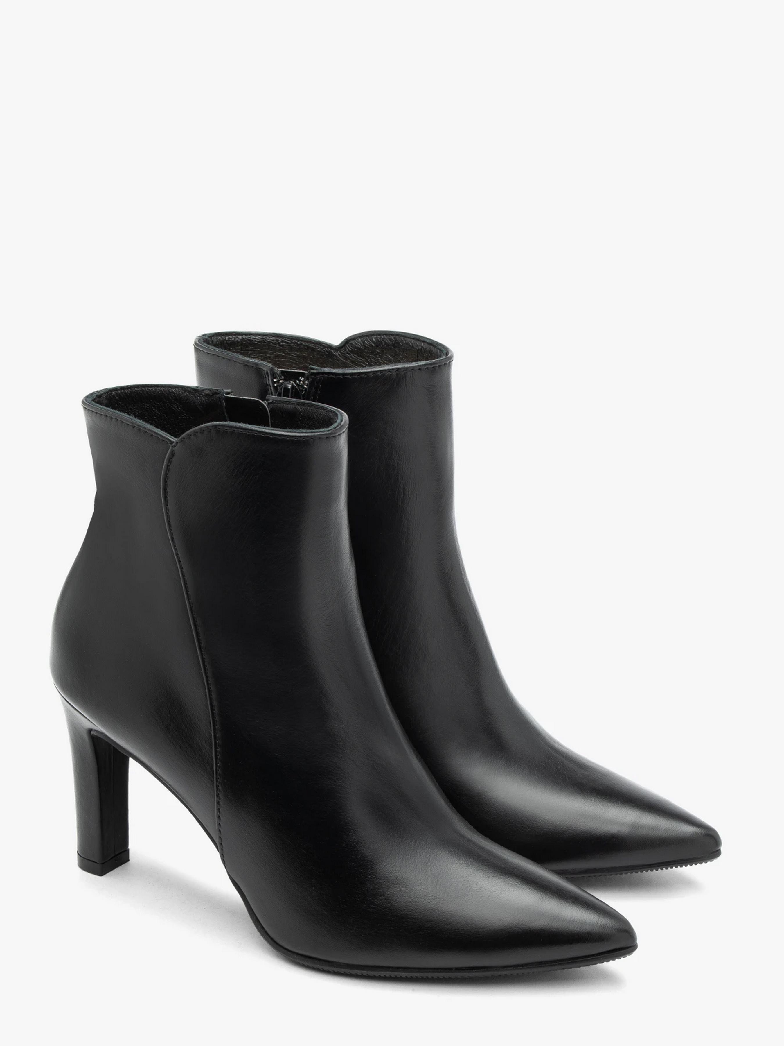 Ботинки ботильоны кожаные женские RYLKO р. 37 Черный (B8VB4___ _9TZ)