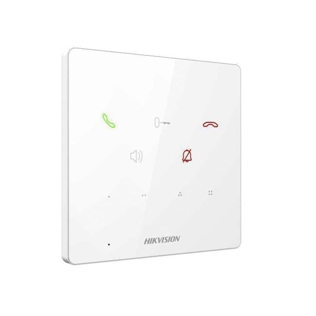 Аудіодомофон IP мережевий POE Hikvision DS-KH6000-E1 White