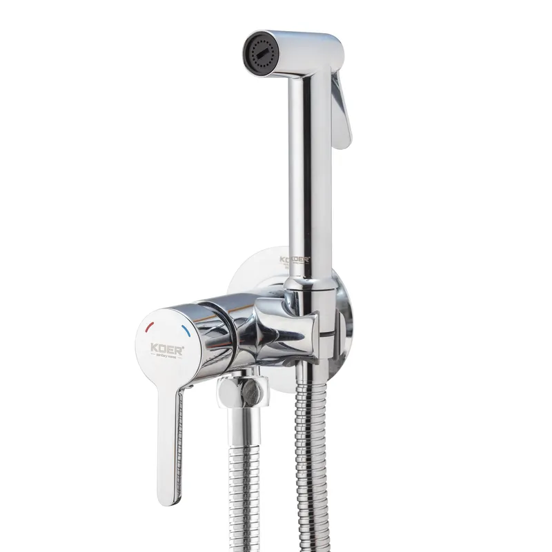 Смеситель для гигиенического душа KOER KB-23029-01 Хром (KR5484)