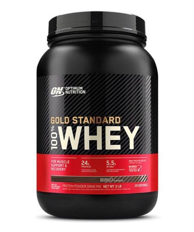 Протеин Whey Gold Standard strawberry banana вегетарианский 2,3 кг (13088) - фото 1