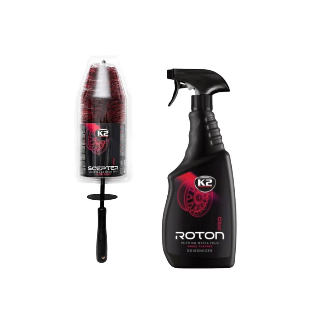 Набор для очистки колесных дисков K2 Roton Pro/щетка K2 Scepter Pro Набор для очистки колесных дисков K2 Roton Pro/щетка K2 Scepter Pro