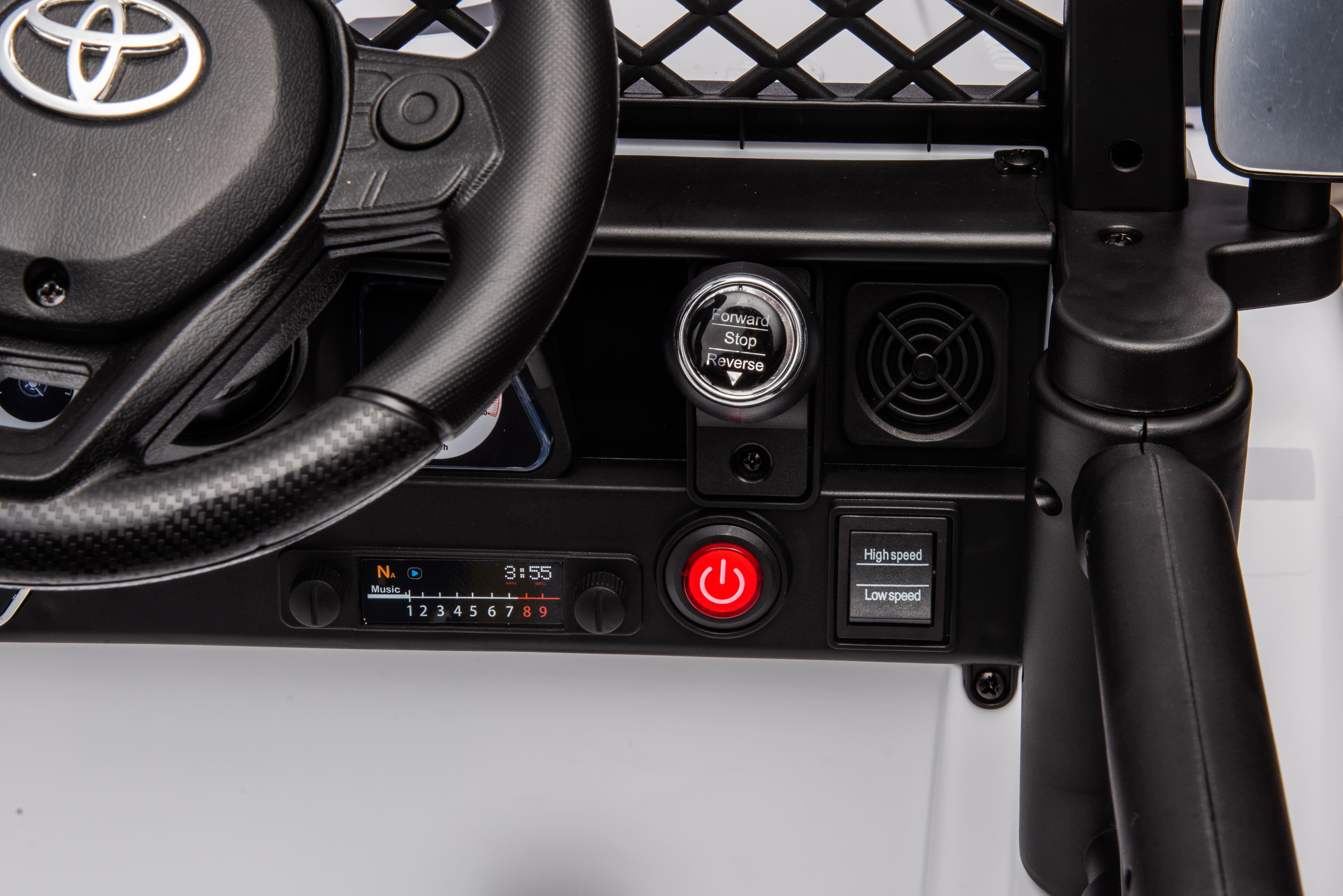 Електромобіль дитячий Toyota FJ Cruiser Білий (9902) - фото 11