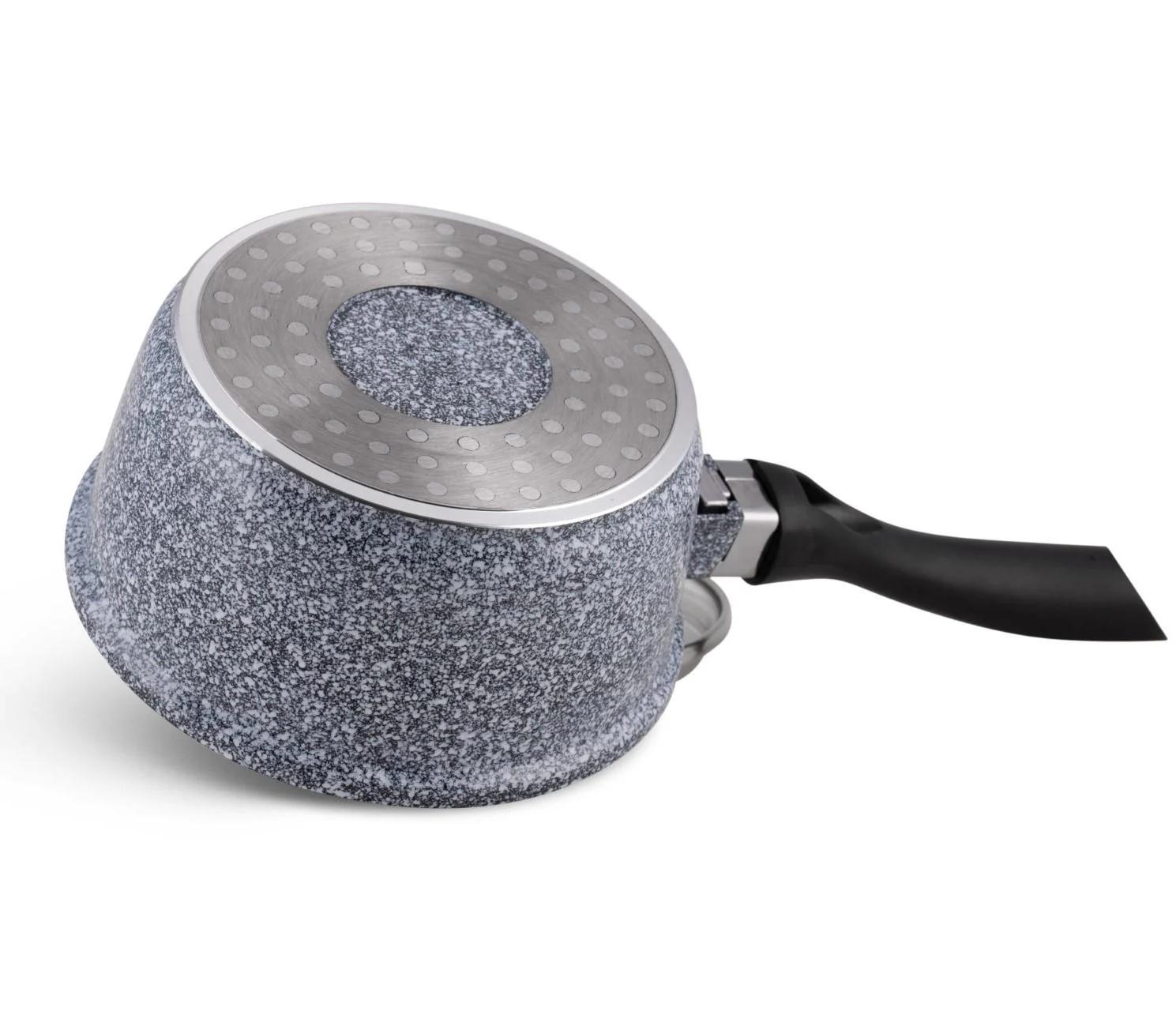 Ківш Edenberg EB-8043 з кришкою 1,3 л 16 см - фото 3 Ківш Edenberg EB-8043 з кришкою 1,3 л 16 см - фото 3