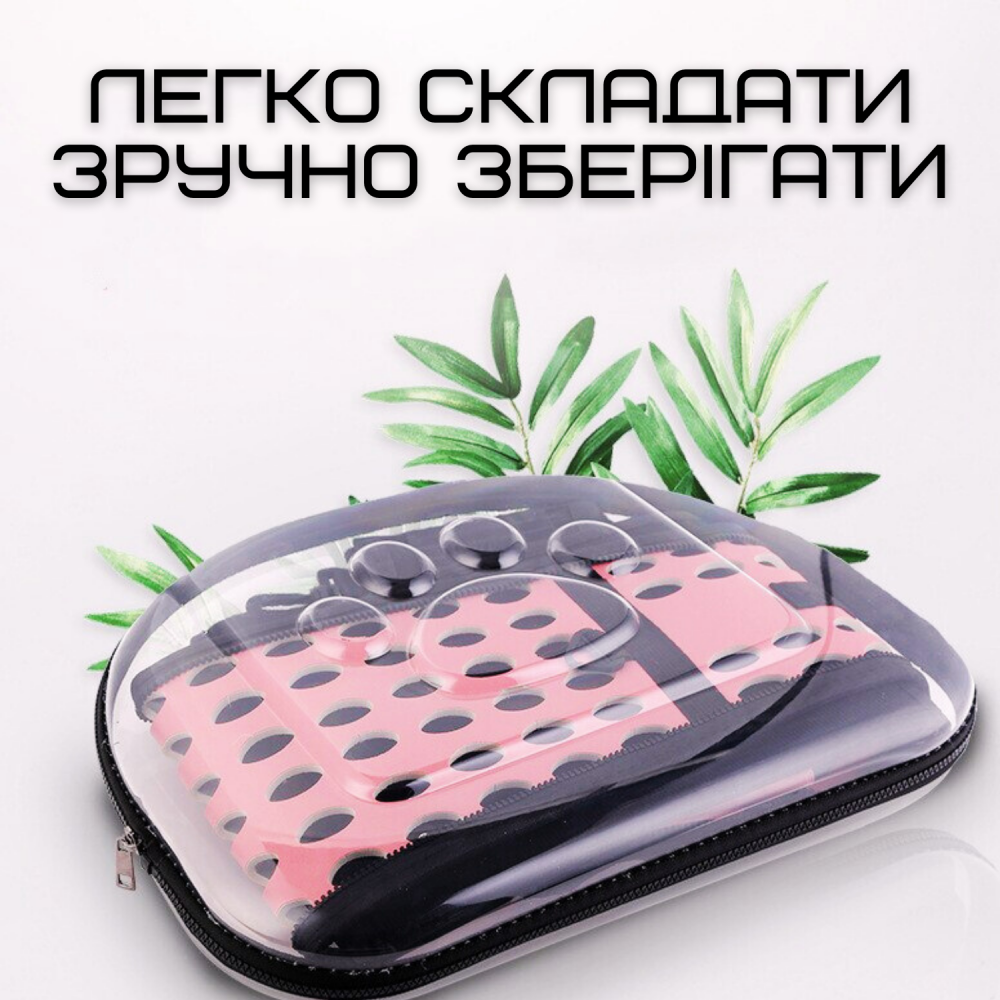 Сумка переноска для грызунов и небольших животных до 2 кг 35х20 см Розовый - фото 4 Сумка переноска для грызунов и небольших животных до 2 кг 35х20 см Розовый - фото 4