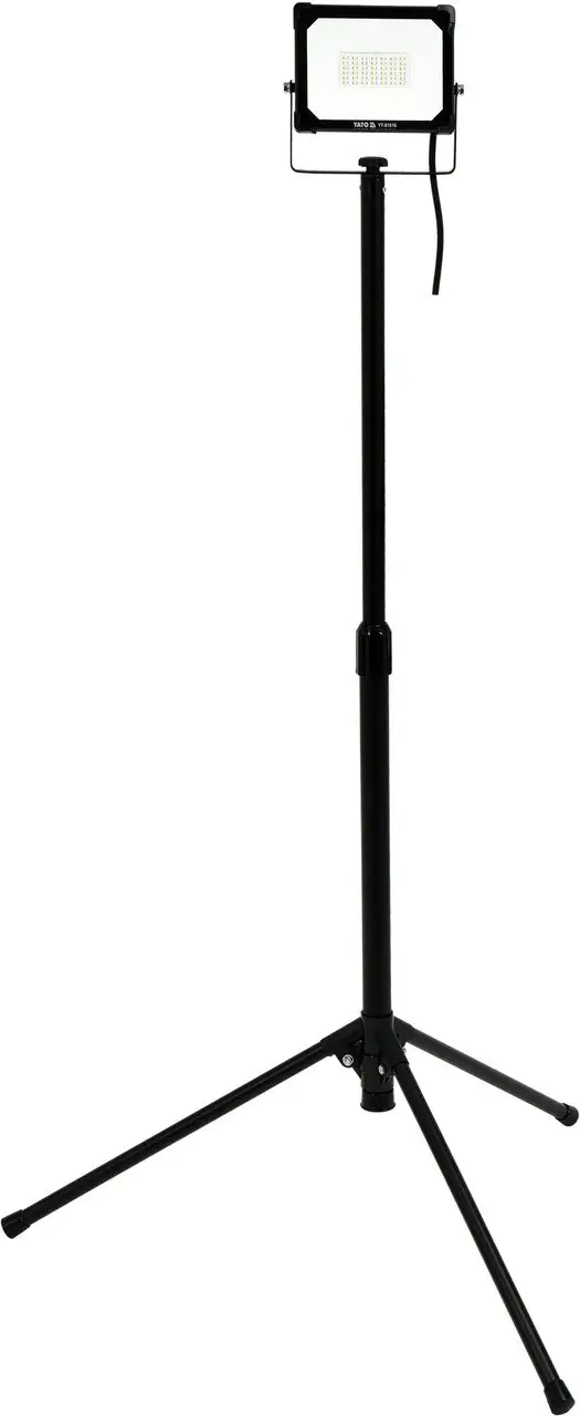 Прожектор строительный на штативе YATO YT-81816 30W IP65 Черный (3016634357)