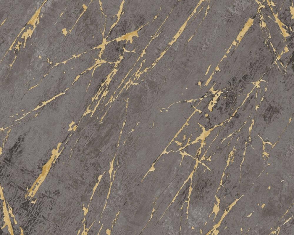 Обои виниловые на флизелиновой основе A.S. Creation Attico 39221-5 Черный-Золотистый (13556694)