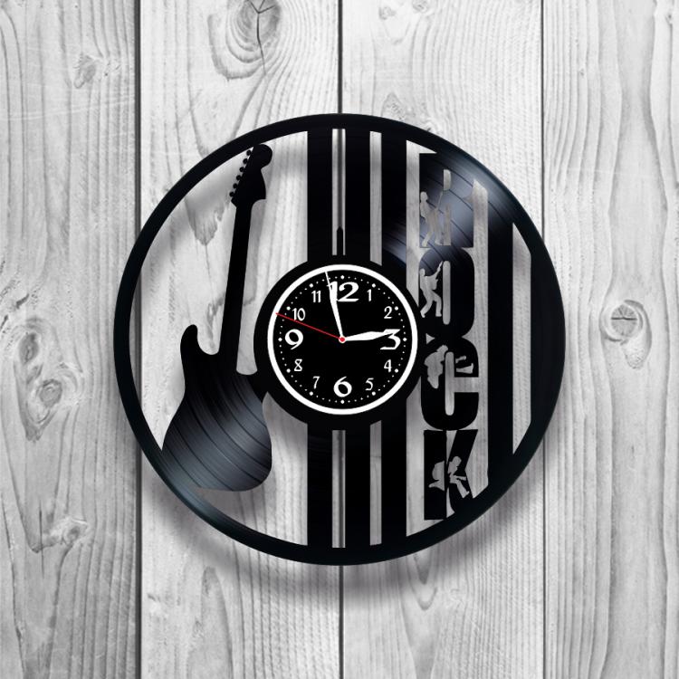 Часы настенные Рок 0034 из виниловой пластинки