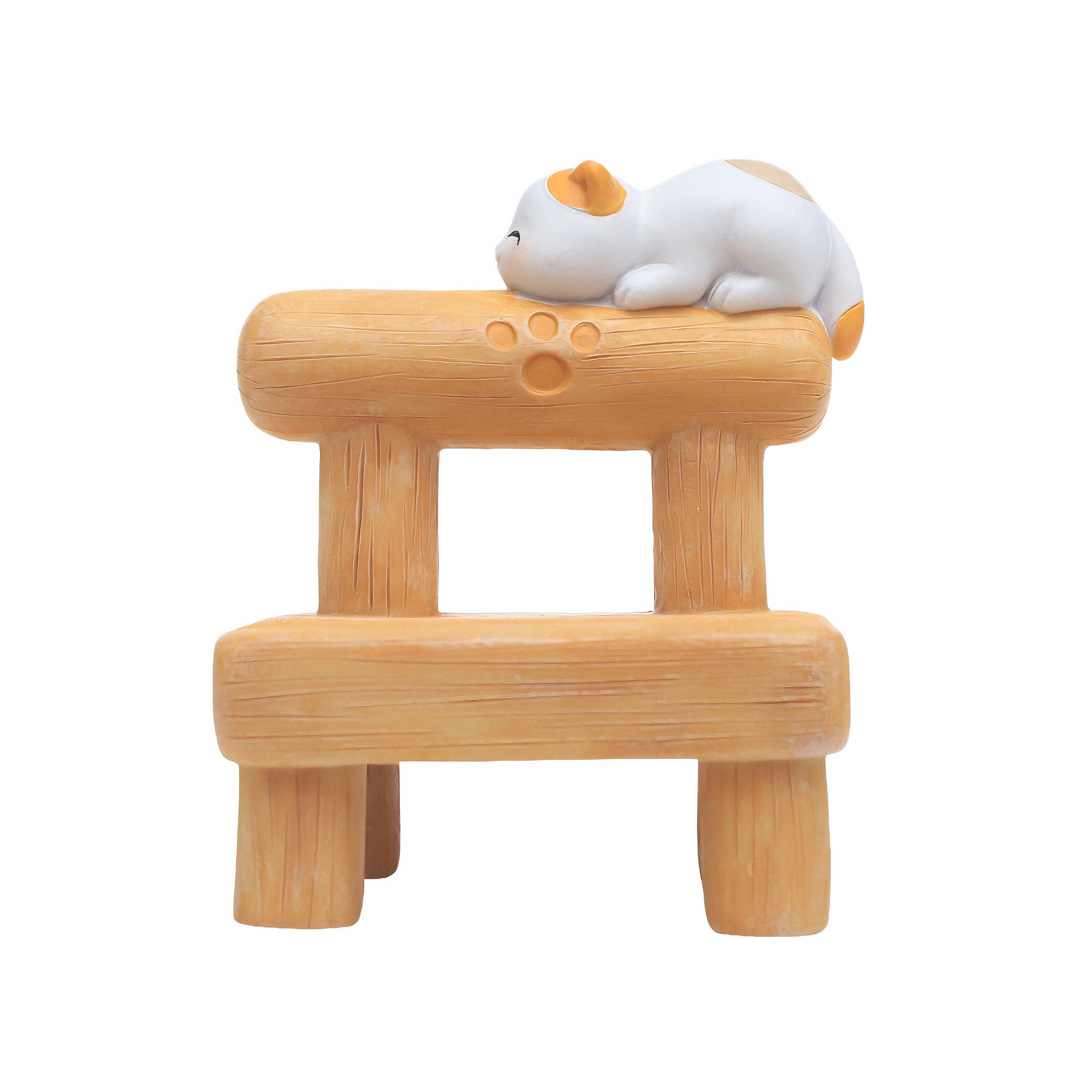 Подставка для телефона Белый кот на стуле 7,5х6,5х5,5 см (15940-1)