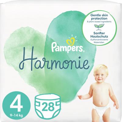 Підгузок Pampers Harmonie р. 4 9-14 кг 28 шт. (8006540156636) - фото 1