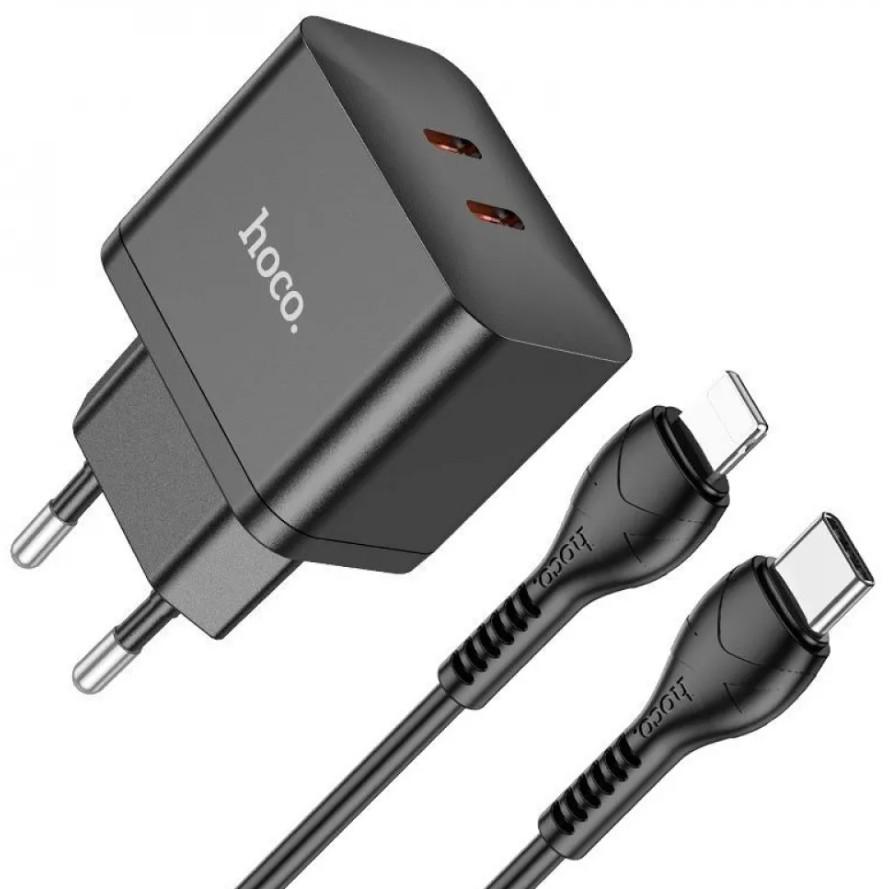 Зарядний пристрій мережевий Hoco N29 Triumph 35W Black (388140001)