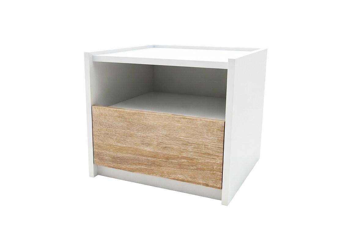 Тумба приліжкова з ящиком та відкритою нішею (RS LITE)