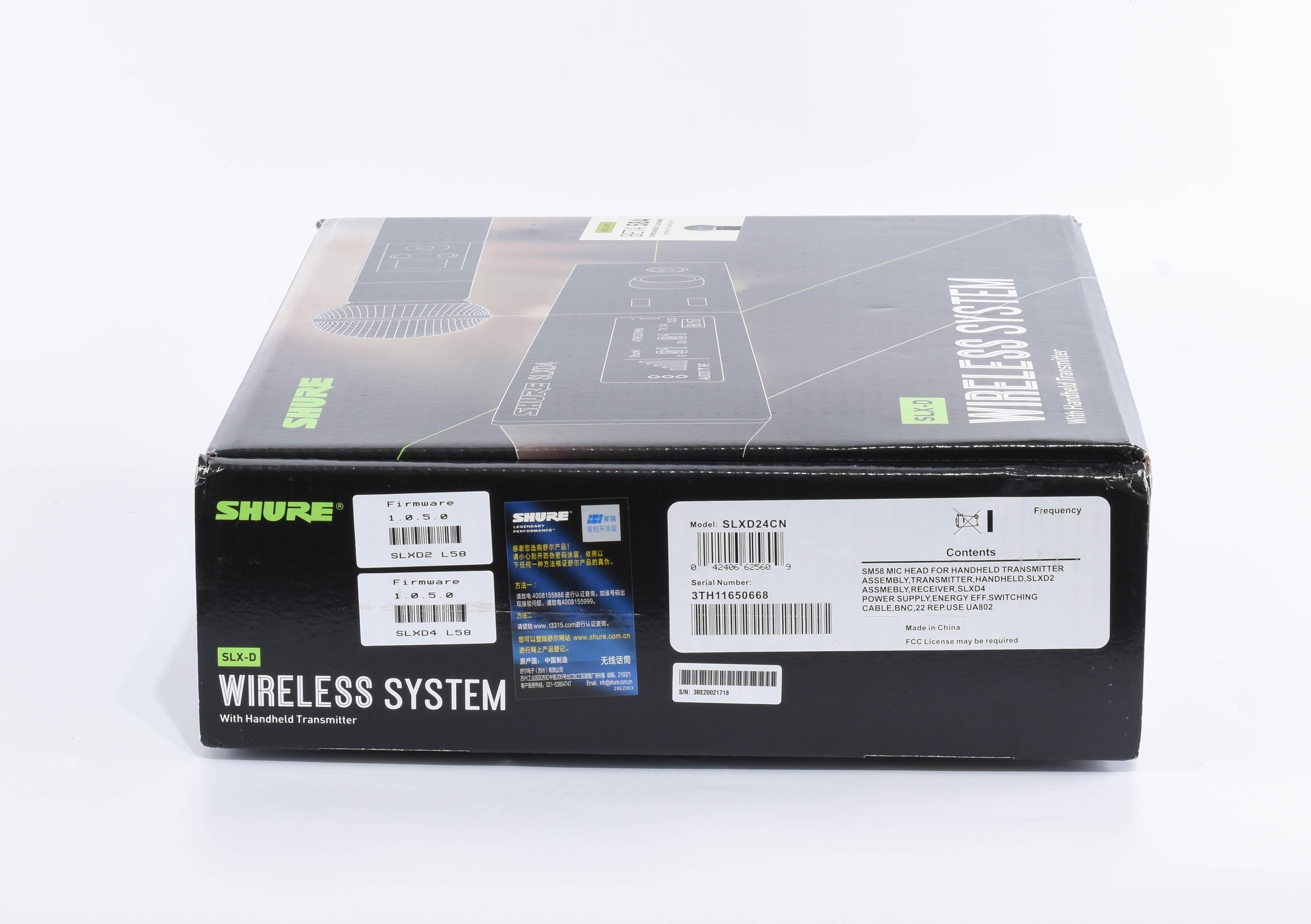 Микрофон с радиосистемой и поясным передатчиком SHURE SLX-D BETA 58A (0027) - фото 5