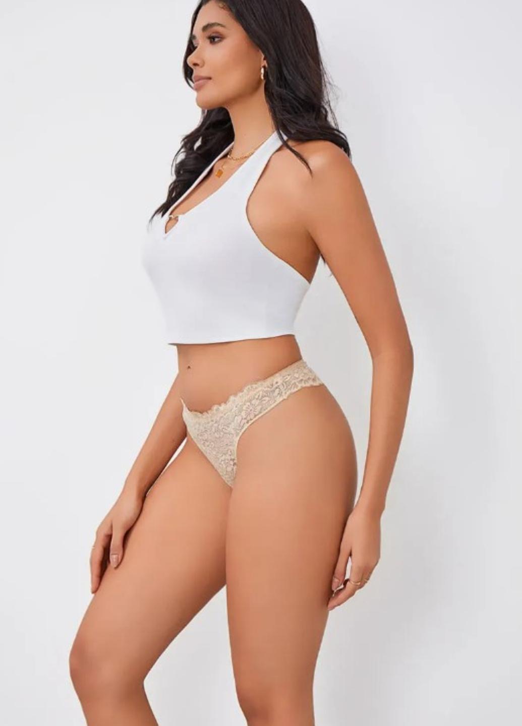 Трусики стринги женские кружевные Wonderful Butterfly L Бежевый (1991-46-01) - фото 5 Трусики стринги женские кружевные Wonderful Butterfly L Бежевый (1991-46-01) - фото 5