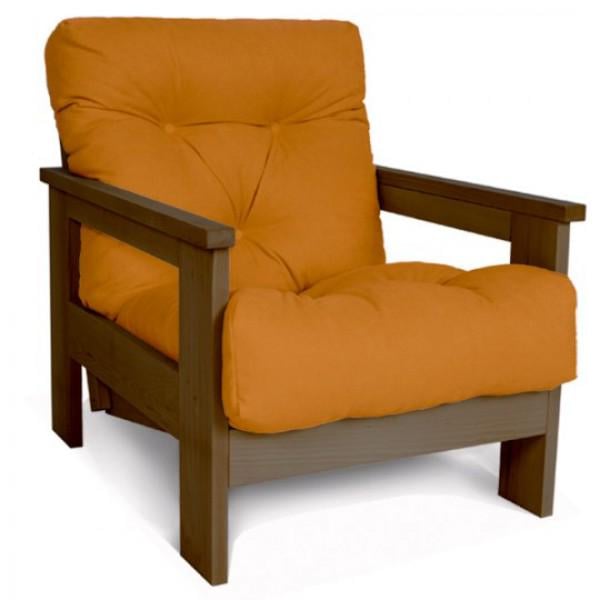 Кресло Woodman Mexico Орех/Оранжевый