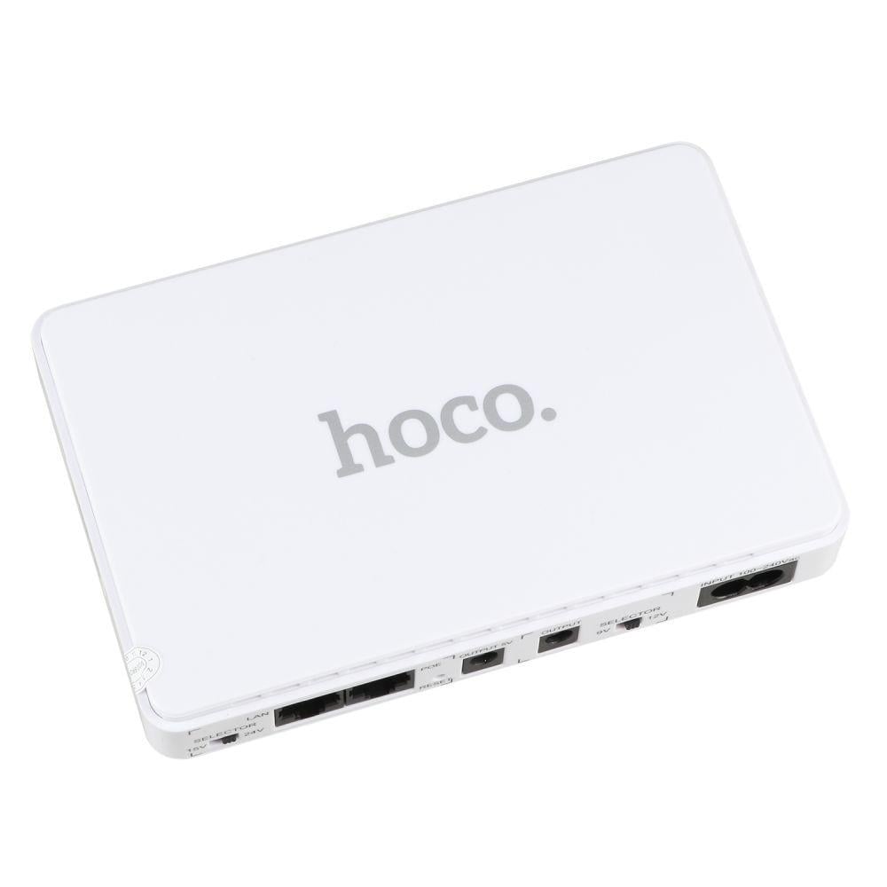 Джерело безперебійного живлення для роутера Hoco DB25 UPS 8800 mAh/18W White (ME0015818)