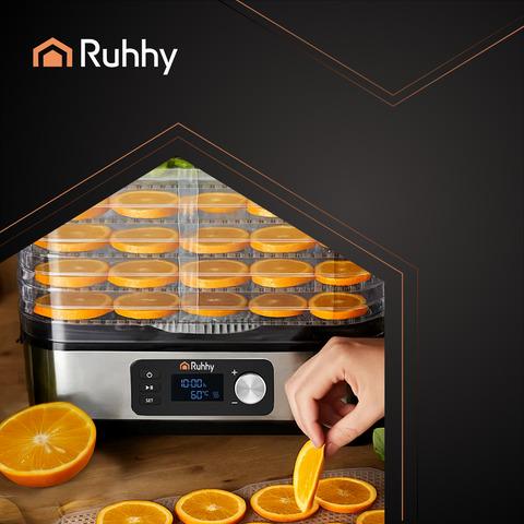 Сушарка для грибів/фруктів/овочів РК-дисплей програмування до 72 год 10 л (29844036) - фото 6 Сушарка для грибів/фруктів/овочів РК-дисплей програмування до 72 год 10 л (29844036) - фото 6