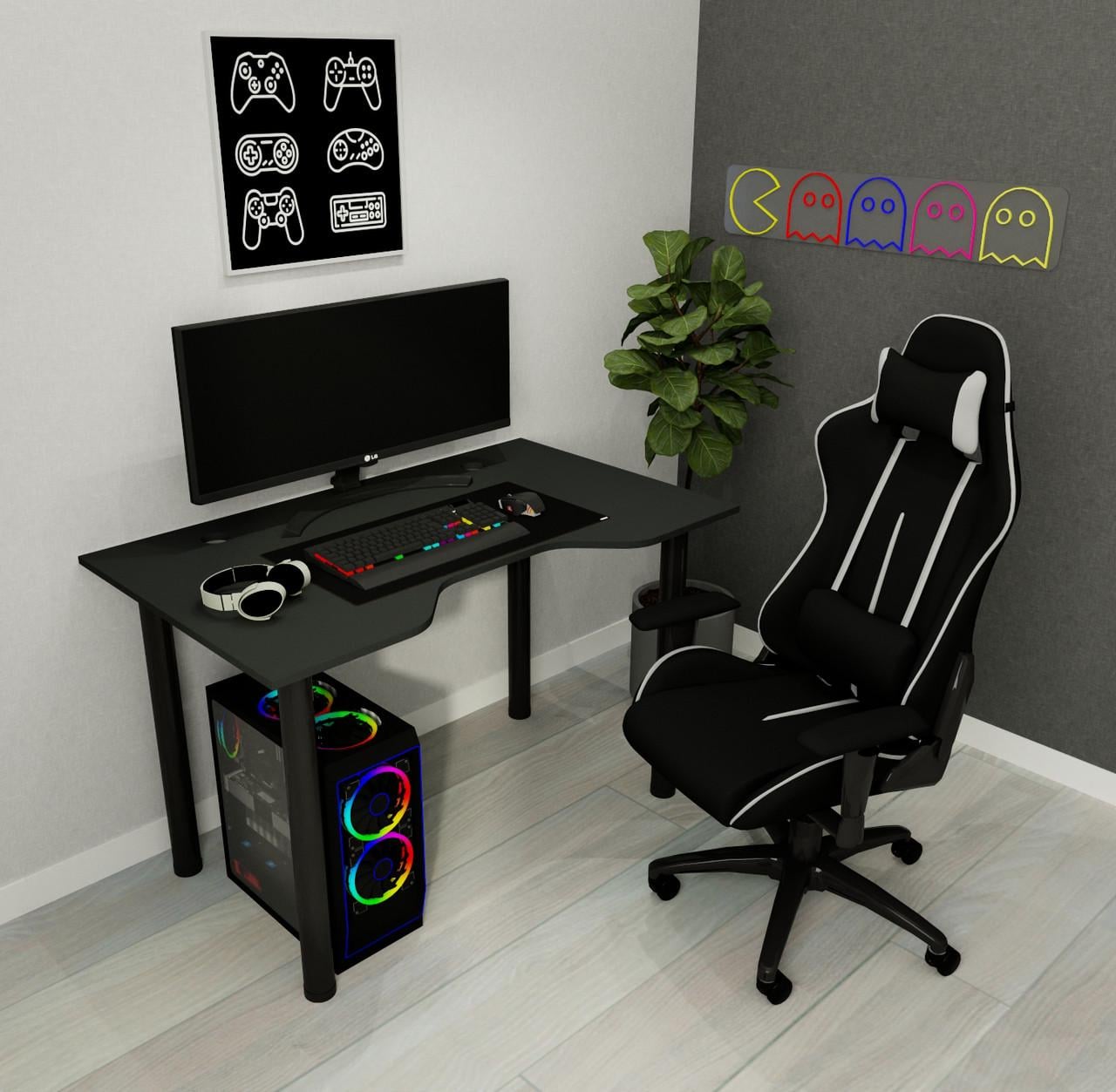 Компьютерный стол Антрацитовый (26438063)