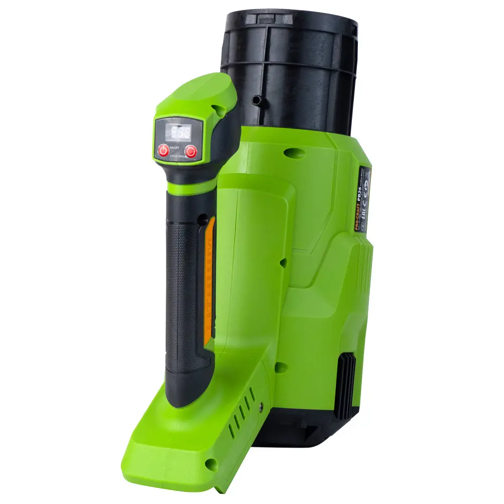 Повітродувка акумуляторна безщіткова ProCraft PB26 без акумулятора та без зарядного пристрою з 2 насадками - фото 13