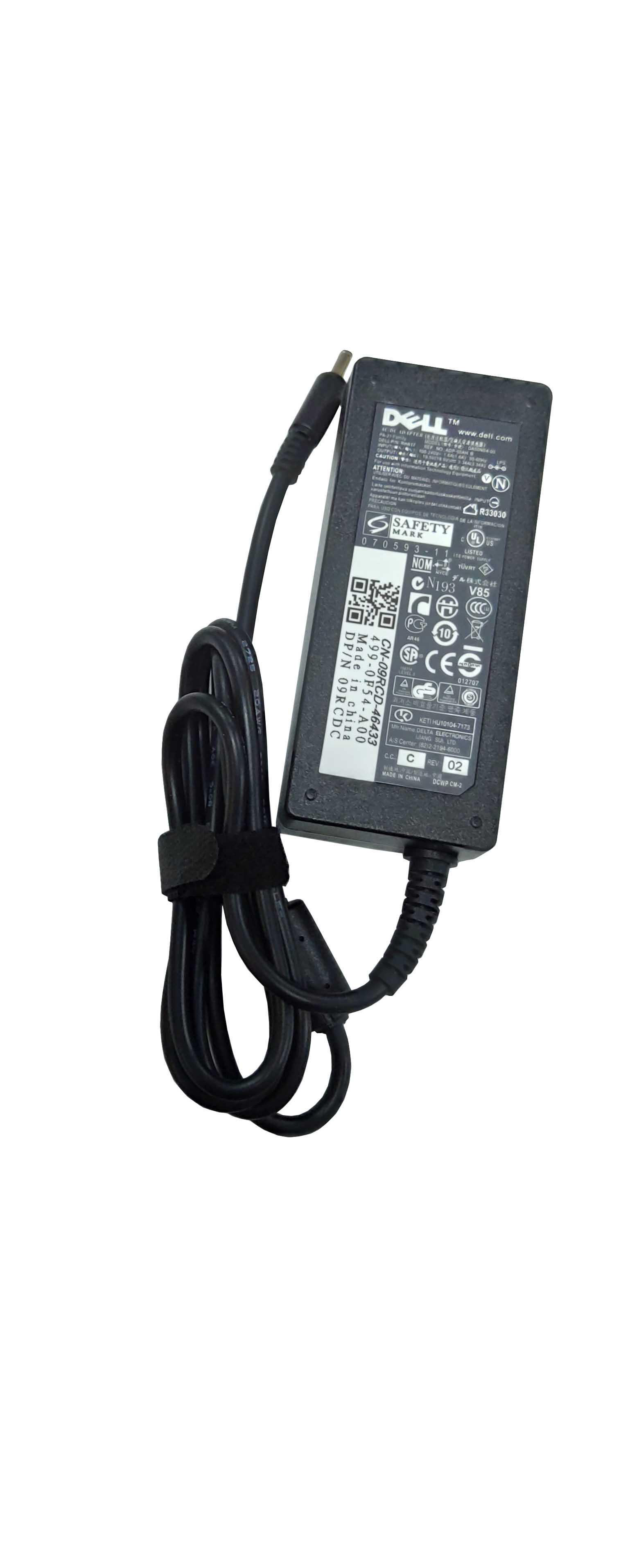 Блок питания для ноутбука Dell 65W 19,5V 3,34A 4,5+3,0x0,6 мм (012601)