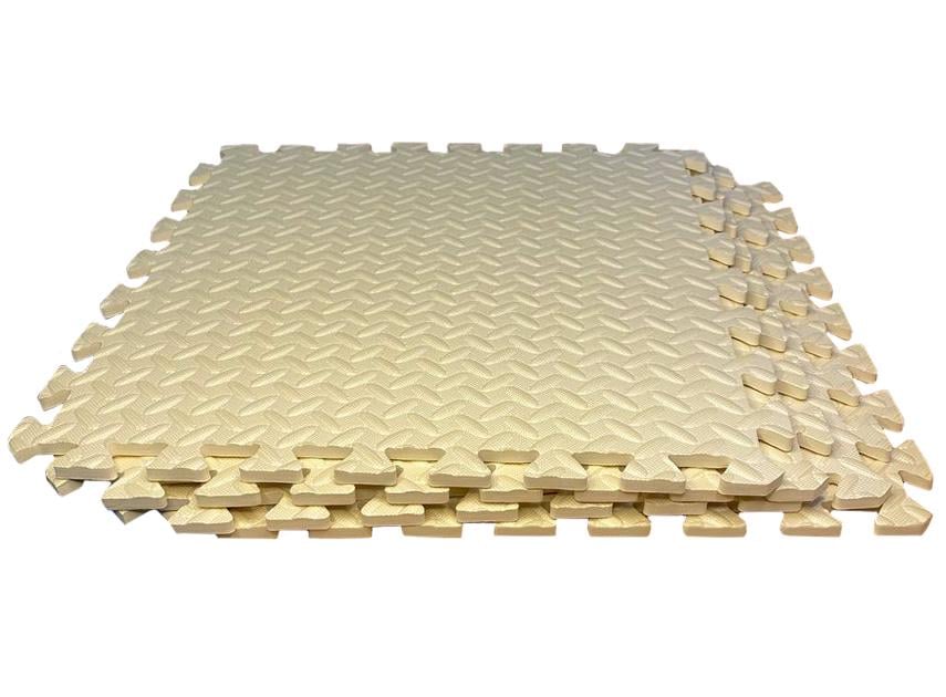 Підлога м'яка-пазл EVA 500х500х10 мм Бежевий (1994664055) - фото 4 Підлога м'яка-пазл EVA 500х500х10 мм Бежевий (1994664055) - фото 4