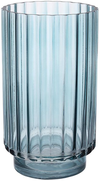 Ваза декоративная Ancient Glass манхэттен 12х21 см Серо-Синий