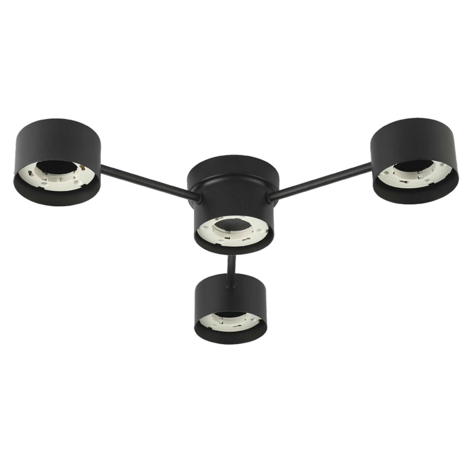 Люстра-спот потолочная ETRON Axis GX53 4x15 Вт Черный (1-EFP-2200)