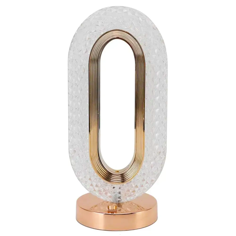 Настольная лампа CRYSTAL TABLE LAMP с USB-зарядкой 26х10,5 см (234568451)