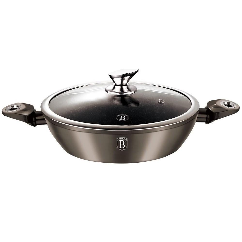 Сотейник Berlinger Haus Carbon Metallic Line 32 см (BH-1242) Сотейник Berlinger Haus Carbon Metallic Line 32 см (BH-1242)