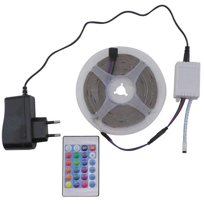 Лента гибкая светодиодная влагозащищенная RGB LED 3528 5 м