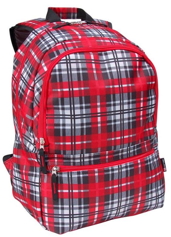 Рюкзак городской Corvet BP2013-58 25L в клетку Красный