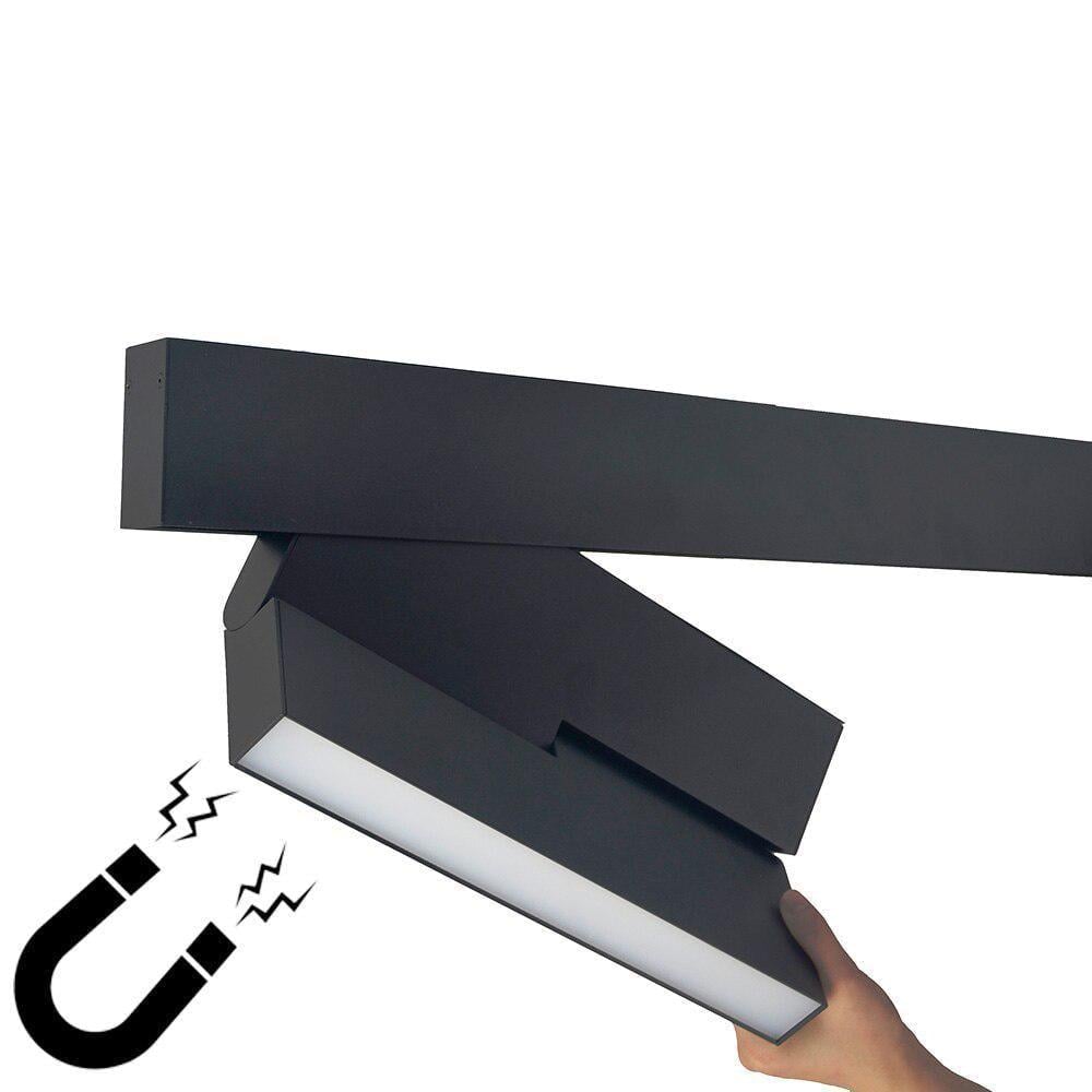 Трековий світильник магнітний Prolum M20 Series-MF 4000K 48V 12W Чорний (28784132) - фото 6 Трековий світильник магнітний Prolum M20 Series-MF 4000K 48V 12W Чорний (28784132) - фото 6