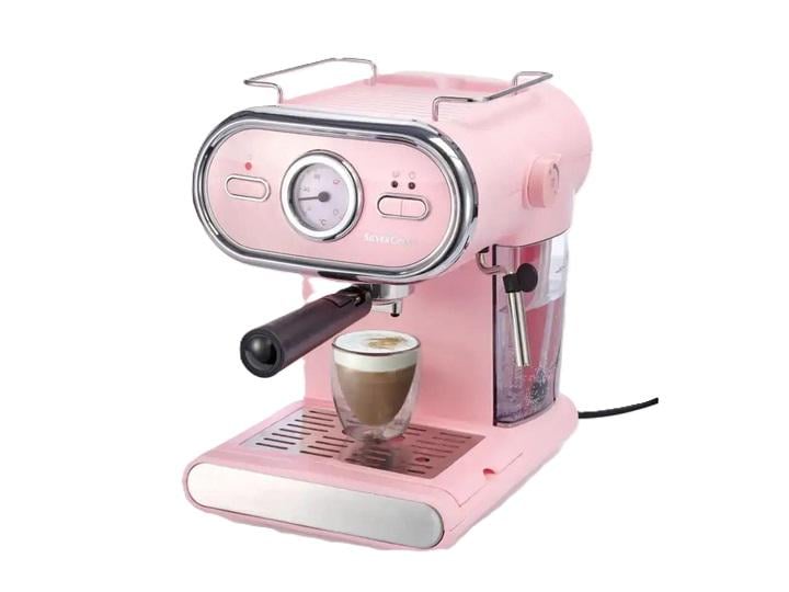 Кофеварка Silver Crest SEM 1100 D3 с мощным насосом и панарелло Pink (611747) - фото 4 Кофеварка Silver Crest SEM 1100 D3 с мощным насосом и панарелло Pink (611747) - фото 4