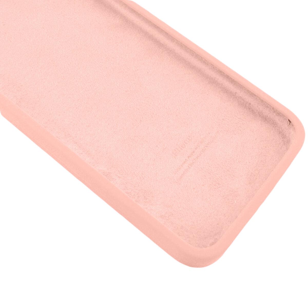 Противоударный чехол для Apple iPhone 12 Silicone Full Case AA Camera Protect / Grapefruit - фото 2