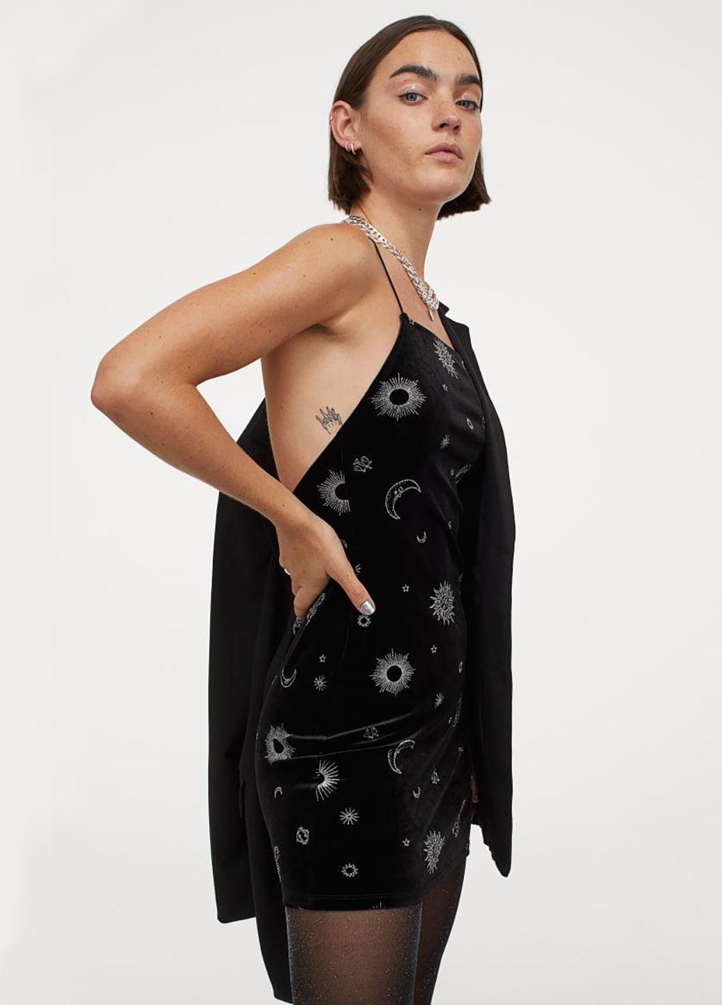 Платье H&M XS Черный (902486b49)