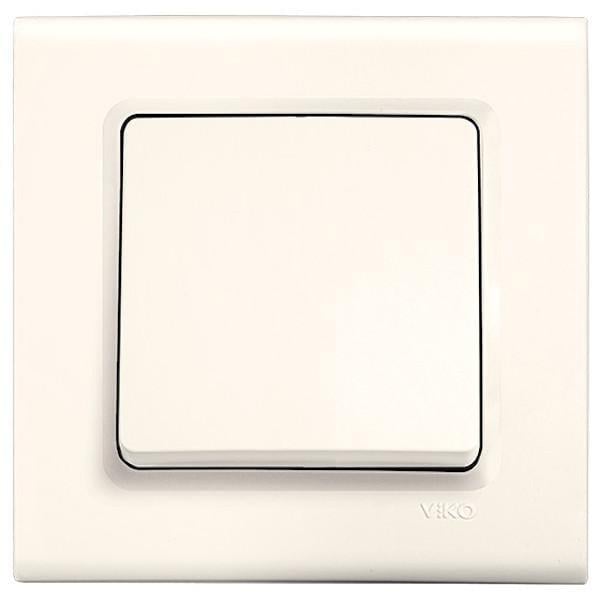 Выключатель одноклавишный Viko Linnera Кремовый (27548892)