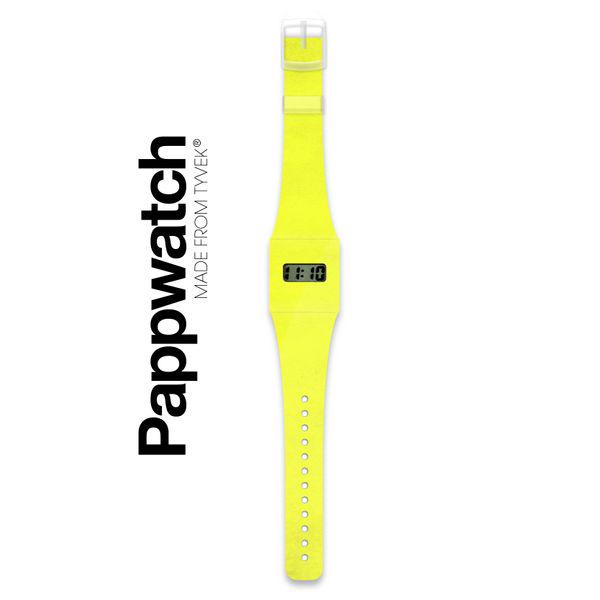 Наручные бумажные часы Pappwatch Унисекс Электронные Yellow Neon (ILP - YELLOW/NEON) - фото 3