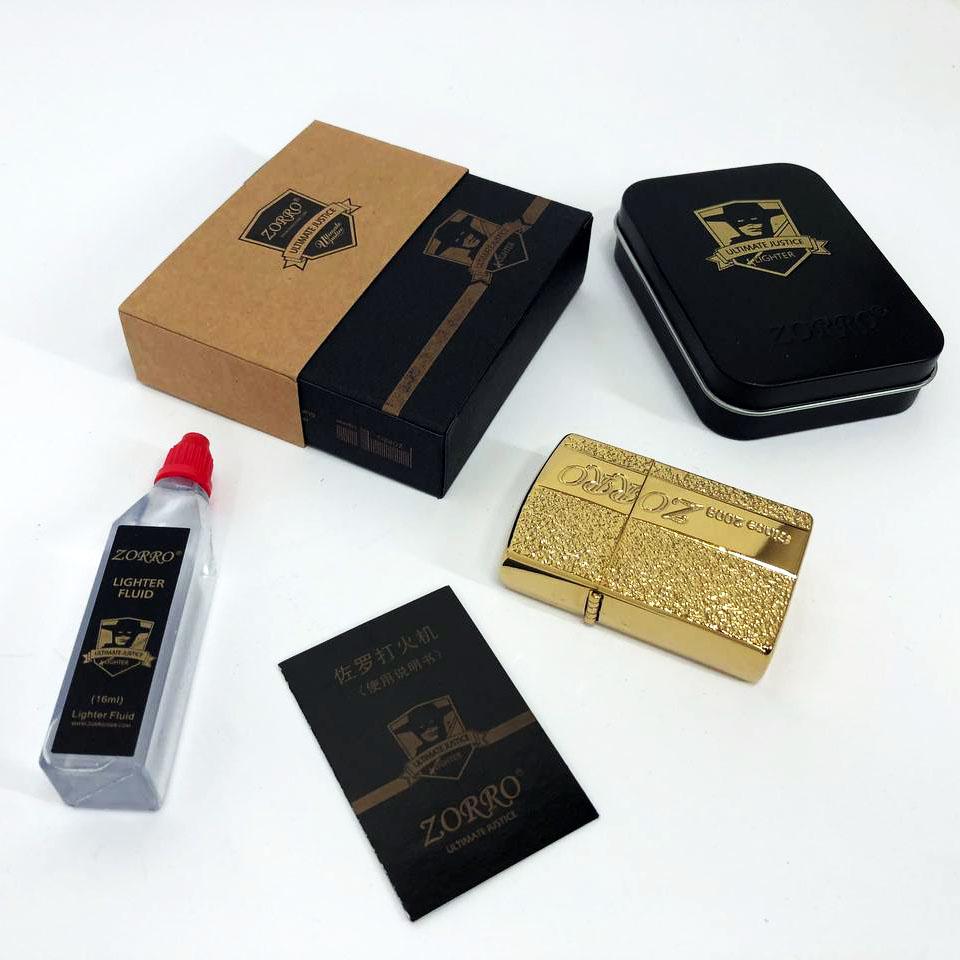 Набор для зажигалки бензиновая Zorro HL-358 Золото (310846) - фото 6 Набор для зажигалки бензиновая Zorro HL-358 Золото (310846) - фото 6