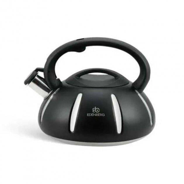 Чайник на газовую плиту Edenberg EB-8803 со свистком из нержавеющей стали 3 л (EB-8803) - фото 3 Чайник на газовую плиту Edenberg EB-8803 со свистком из нержавеющей стали 3 л (EB-8803) - фото 3