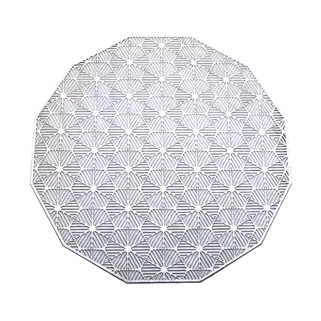 Салфетка сервировочная под горячее 2 шт. Серебристый (C031_silver)