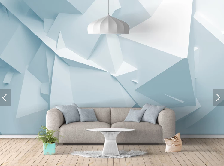 Фотообои флизелиновые абстракция для спальни/зала/кухни Лед