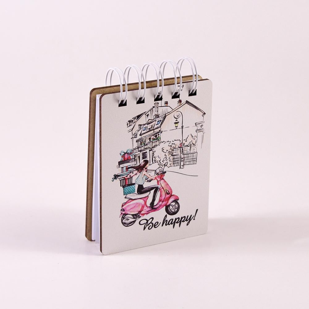 Блокнот "Be happy!" А7 (3703)